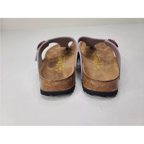 Papililo By Birkenstock Patent Light Pink Rose Gold Detail Size 38/7 Ladies - Picture 6 of 8